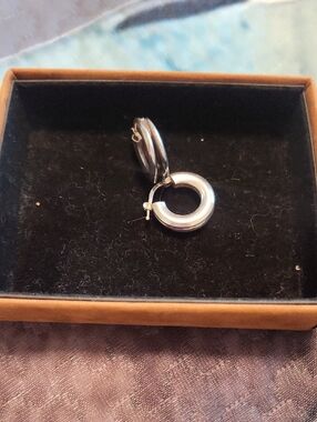 Polished Silver Hoop Earrings - Classic Women Jewelry